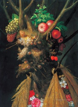 Fantasía popular Painting - hombre de plantas Giuseppe Arcimboldo Fantasía